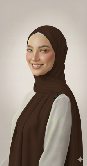 Hijab Jersey Saddlebrown Collection Premium