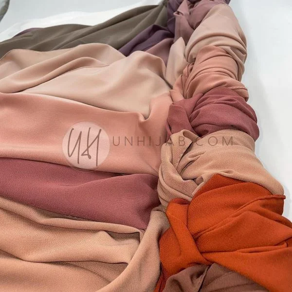 Hijab Mousseline Nude Premium Collection 1 Hijab Mousseline