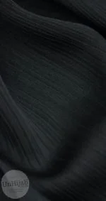 Hijab Satin Froissé Noir 2 Hijab Satin Froissé Noir