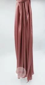 Hijab Satin Froissé Thistle 1 Hijab Satin Froissé Thistle