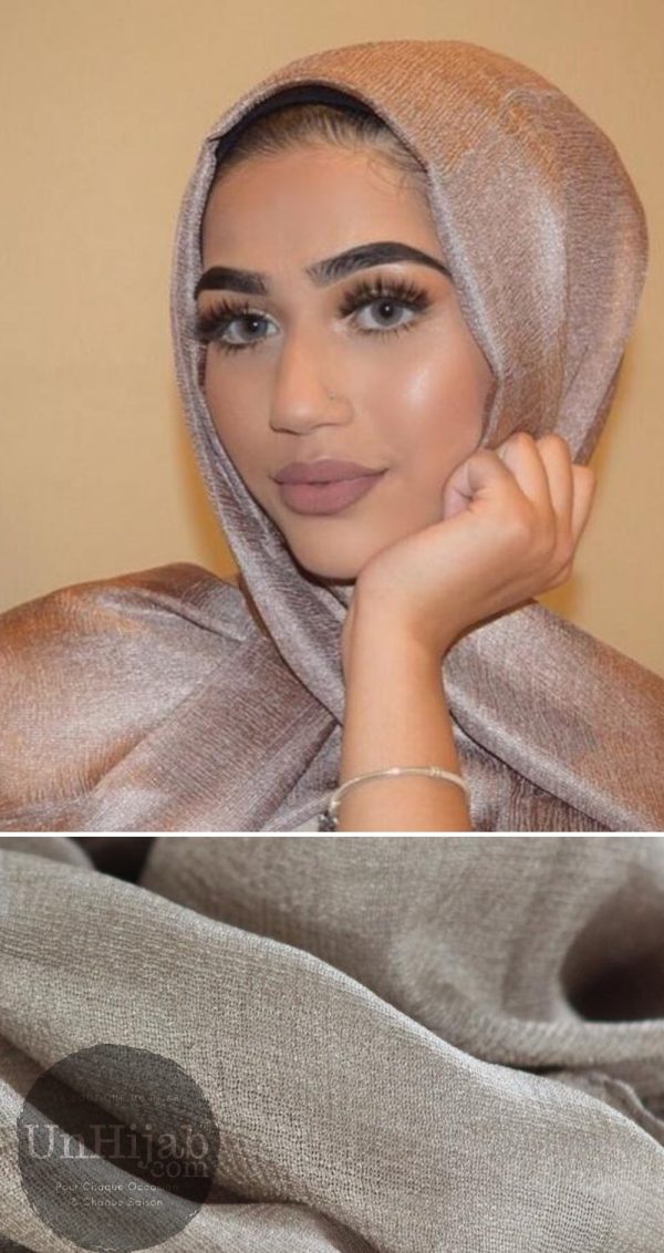 Hijab Collection Ilaina En Lin Taupe