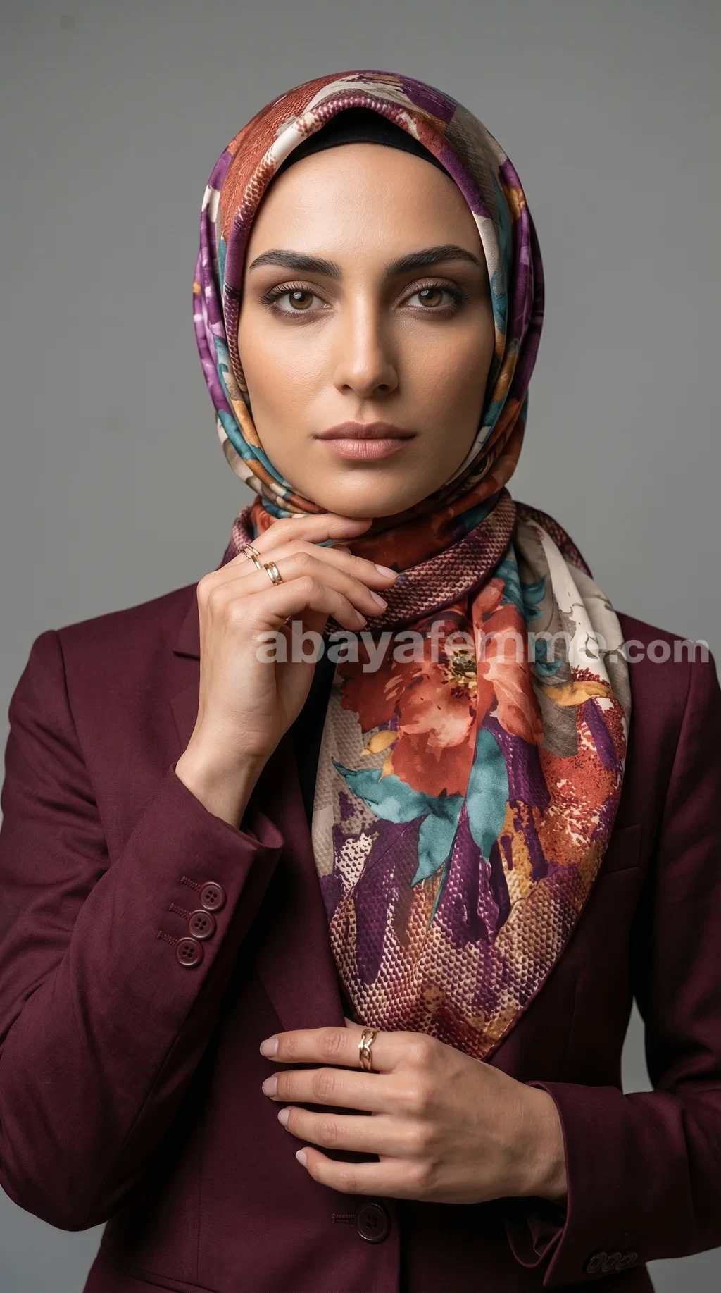 Foulard Collection luxe 17 - Studio Photo - Model Style: Hijabi