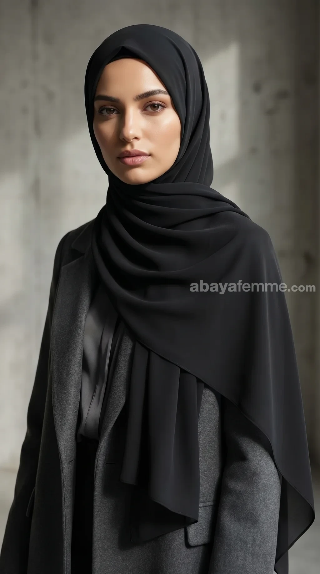Hijab Mousseline Olive Luxury Collection