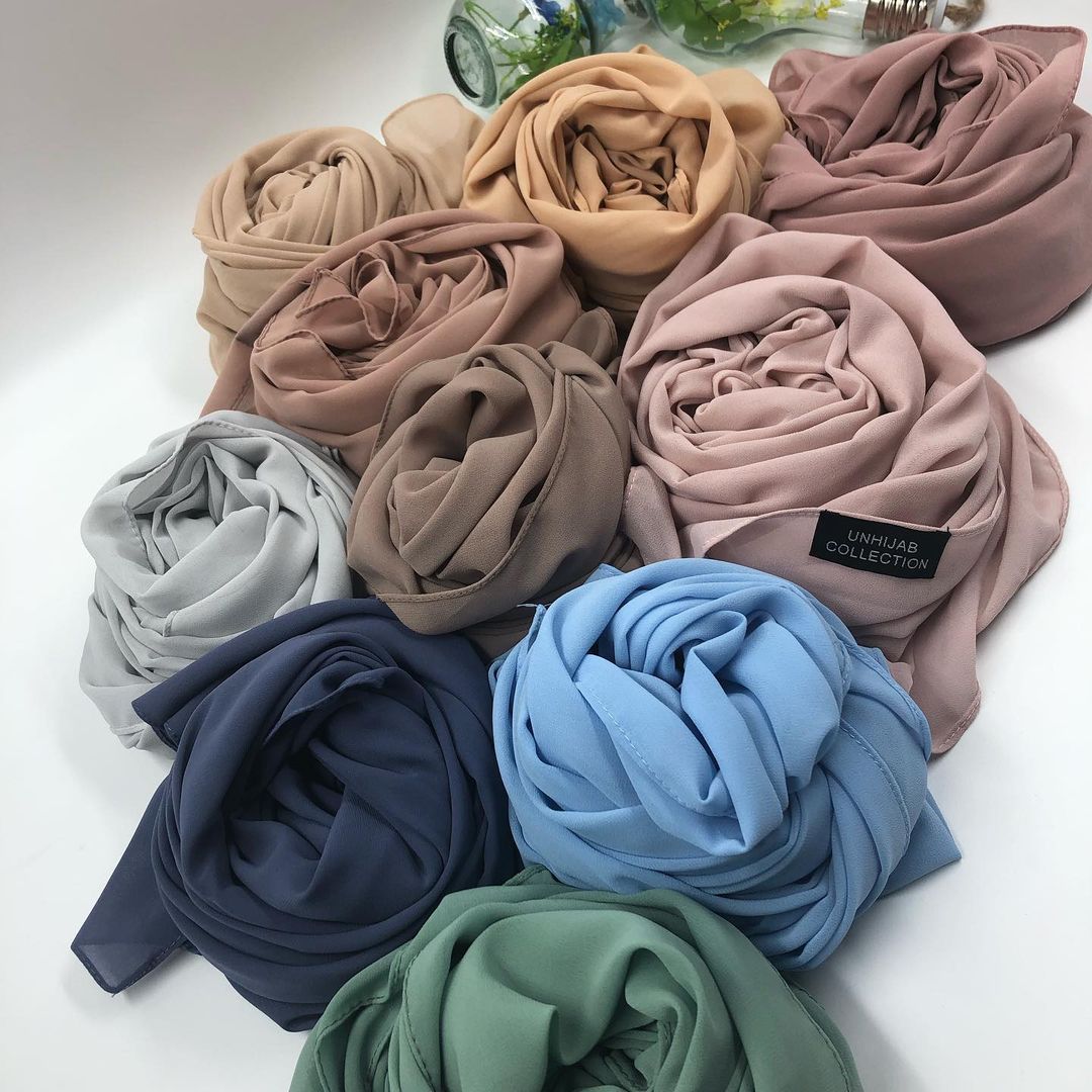 Hijab Mousseline RosyBrown Premium Collection