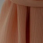 Hijab Mousseline Froissé Peach 2 Hijab Mousseline Froissé Peach