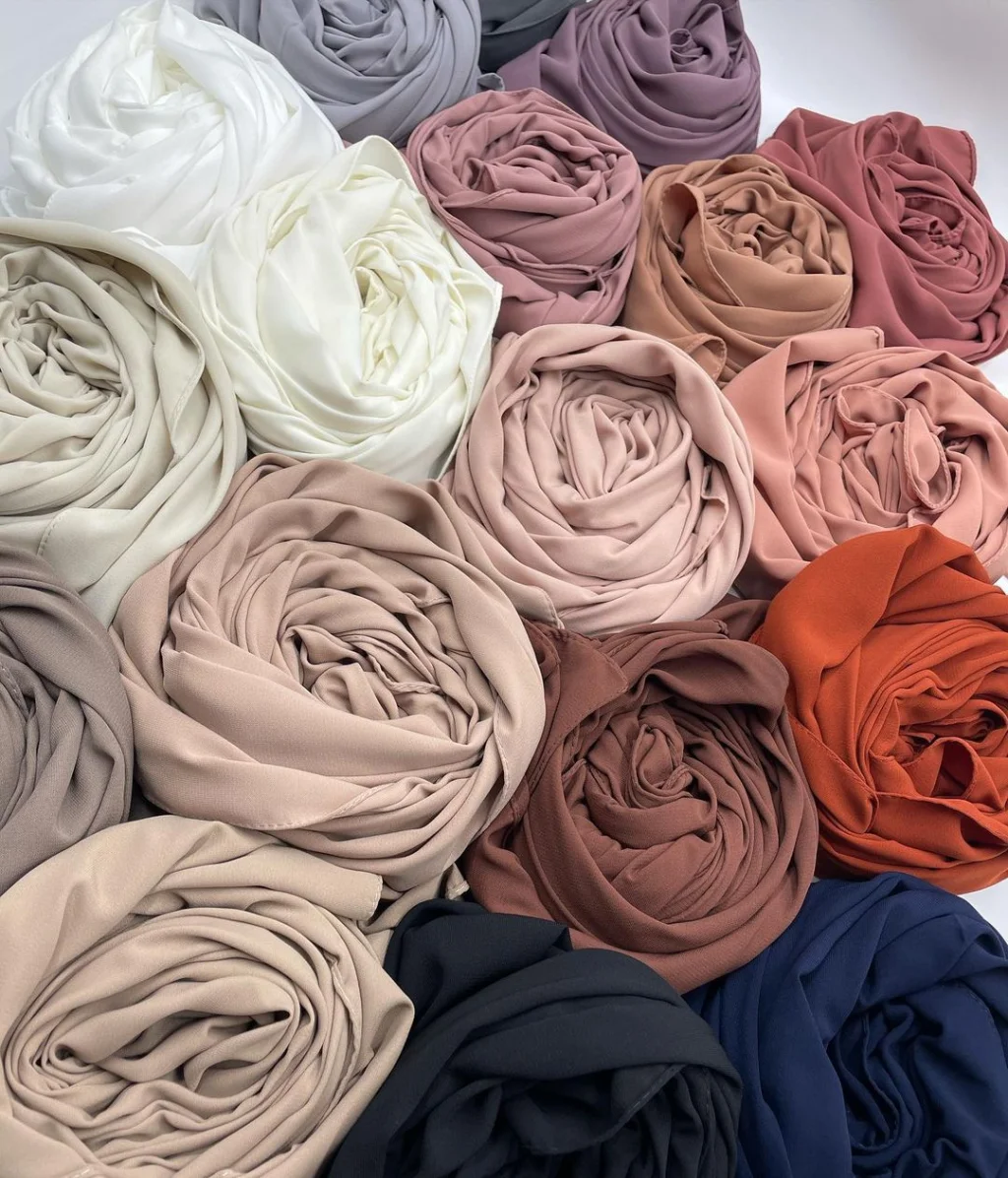 Hijab Soie de Medine DarkNude 1 boutique de Hijab soie de medine