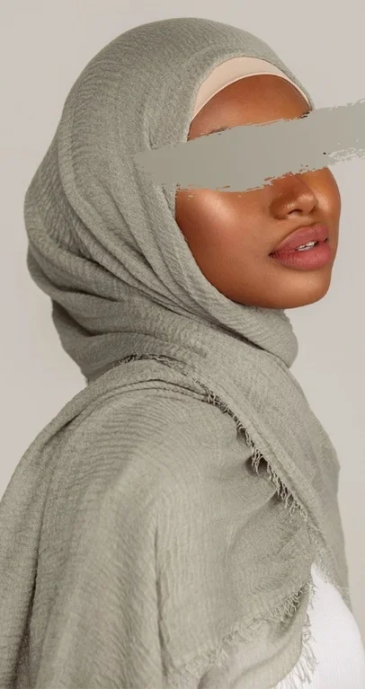 Hijab Froissé Lichen Collection Basic 2 Hijab Friossé lichen