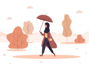 Quel Hijab mettre en temps de pluie?