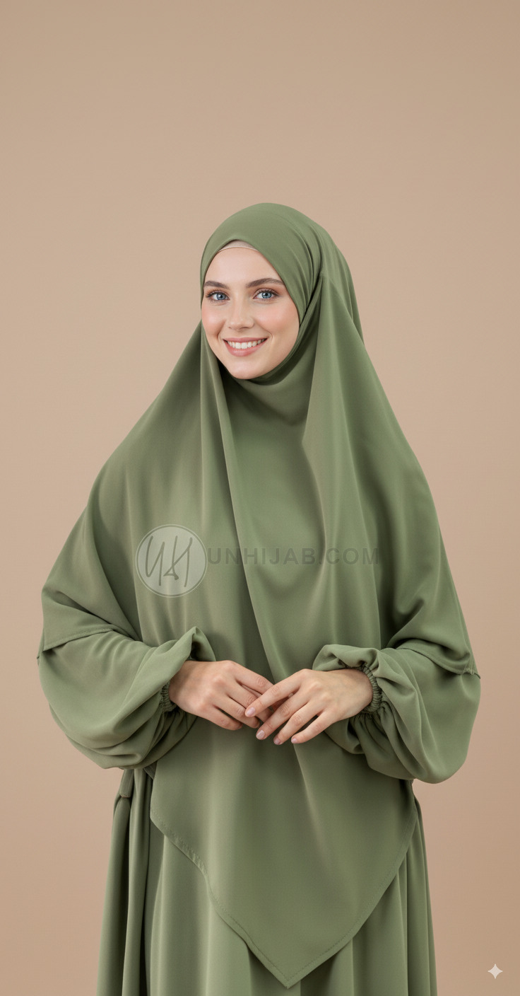 Khimar-soie-de-medine-olive