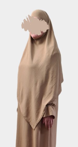 jilbab 2 pièces, abaya beige pas cher