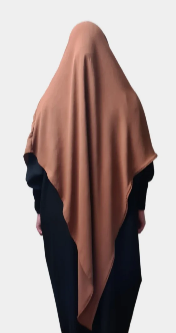 Khimar Long Marron dos