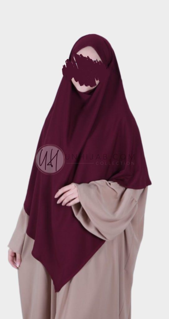 Khimar soie de médine Bordeaux