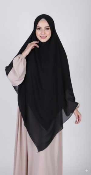 Khimar_3_Voiles_noir