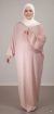 Abaya-Blush-Simple-Longue-et-Ample-avec-Manches-Elastiques