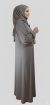 Robe-Abaya-voile-integre-Taupe