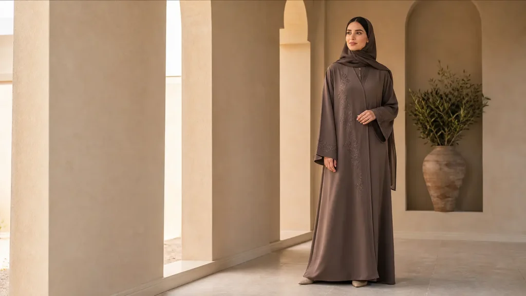 Abaya Dubaï : choisir sa coupe et ses finitions