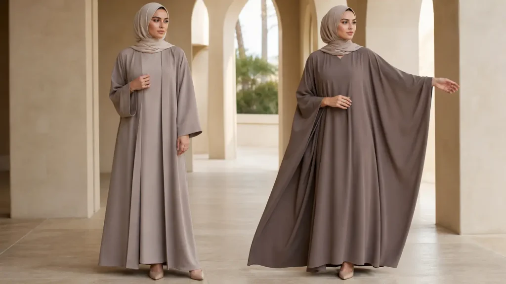 Abaya kimono ou papillon : comparer les coupes