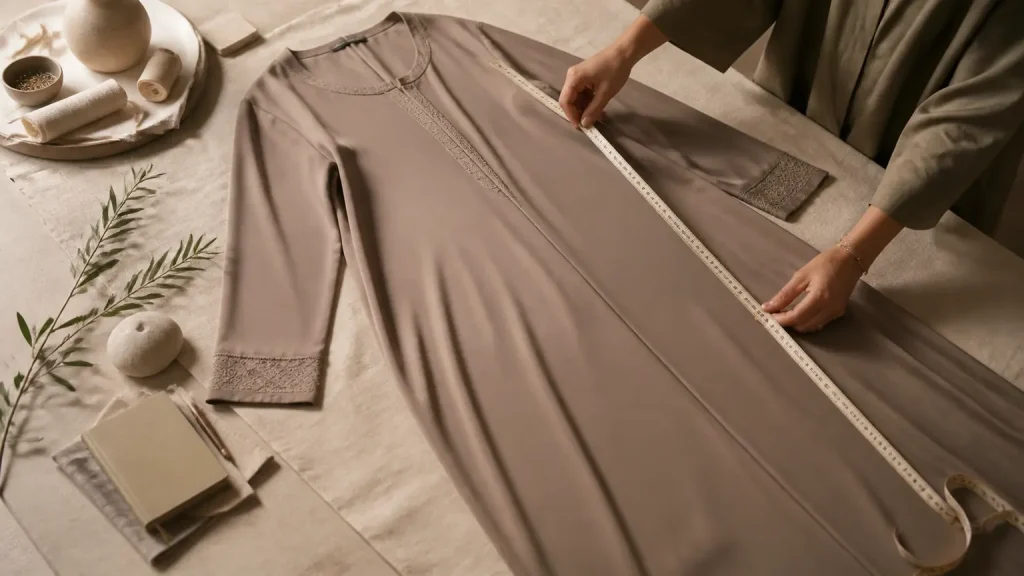 Taille et longueur d’une abaya : prendre ses mesures
